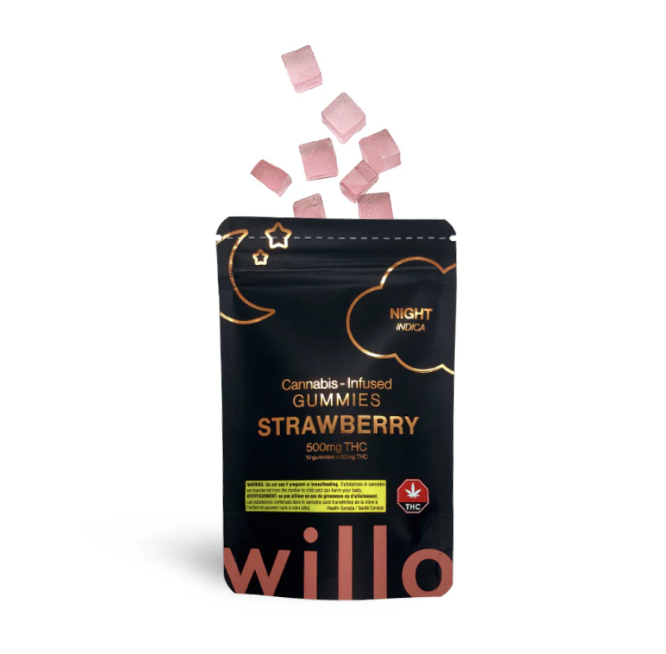 Willo 500mg THC Gummies - Strawberry