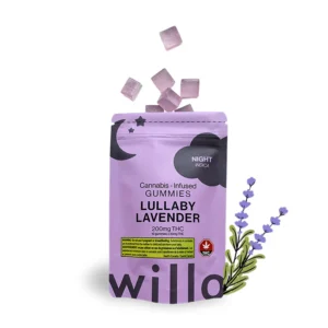 Willo 200mg THC Gummies - Lullaby Lavender (Night)