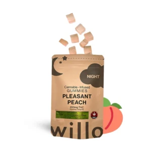 Willo 200mg THC Gummies - Pleasant Peach (Night)