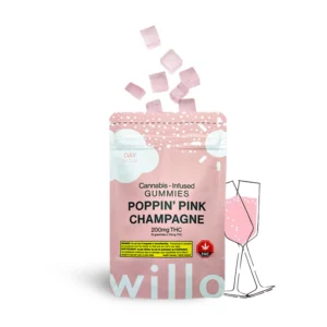Willo 200mg THC Gummies - Pink Champagne (Day)